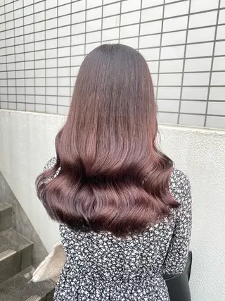 ロング カラー エフェクトブリーチ 🌟前澤啓太朗のヘアスタイル