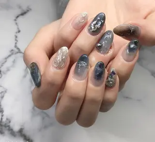 ロング カラー キッズ ネイル マツエク・マツパ 福田 加奈のネイルデザイン