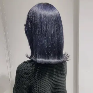 ミディアム カラー 𓏸レイヤー髪質改善 透けカラーカノン🫧のヘアスタイル