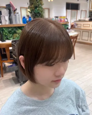 ショート カラー モデル募集 セイノチヒロのヘアスタイル