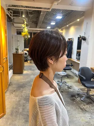 ショート ナチュラル大人っぽい スタイル　MAORIのヘアスタイル