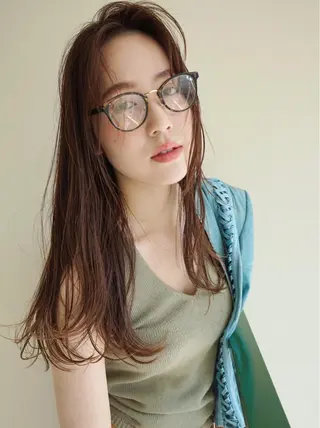 ロング カラー 花井 啓好のヘアスタイル