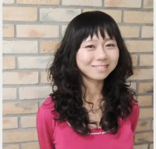 セミロング パーマ 烏山 達也のヘアスタイル