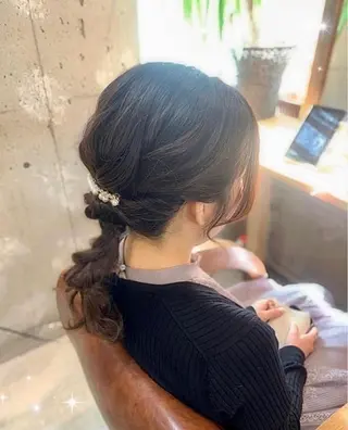 ミディアム ヘアアレンジ Kaori / P’s 渋谷のヘアスタイル