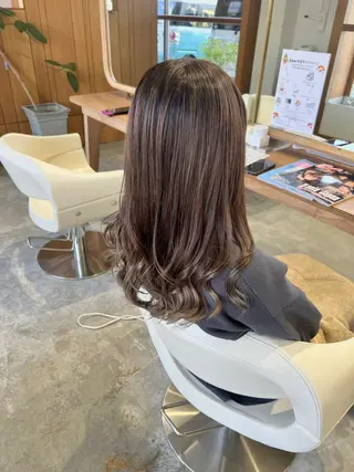 セミロング カラー WATANABE MISAKIのヘアスタイル