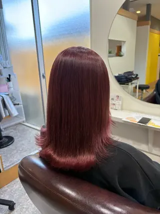 ミディアム カラー 髙木 優人のヘアスタイル