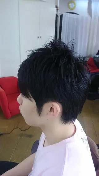 メンズ 中野 靖志のヘアスタイル