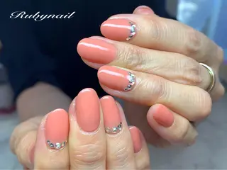 ミディアム ネイル プライベートサロン Rubynailのネイルデザイン