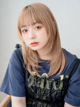 セミロング カラー 銀座《髪質改善》 垢抜け✨布施拓也のヘアスタイル
