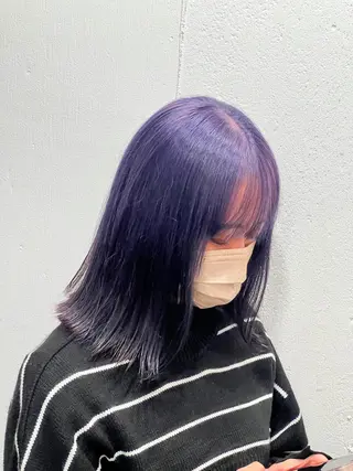 セミロング カラー パーマ ヘアアレンジ 名古屋駅/トップス タイリスト/大黒拓哉のヘアスタイル