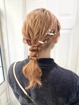 ヘアアレンジ uros.中目黒 moekaのヘアスタイル