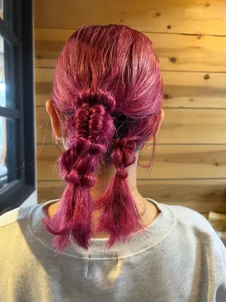 セミロング ヘアアレンジ Topstylist YUKIのヘアスタイル