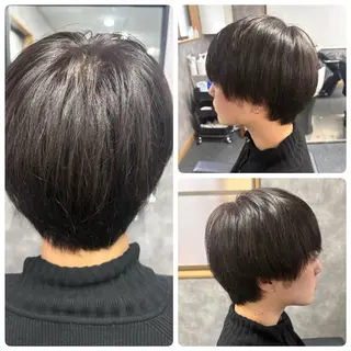 カラー メンズ ヘアーメイクマロン ヘアーメイクマロンのヘアスタイル