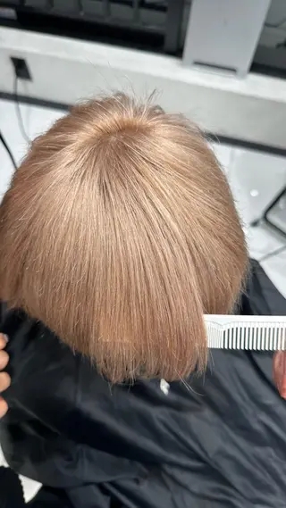 カラー メンズ 🩵ニュアンスカラー 🩵ブリーチ/RENのヘアスタイル