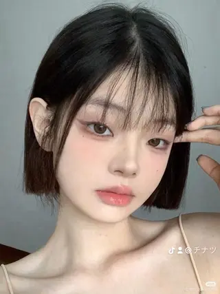 ミディアム カラー 表参道🌿赤み消し カラー/チナツのヘアスタイル