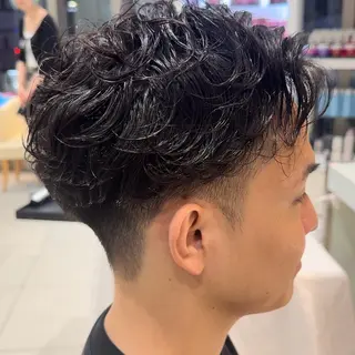 パーマ メンズ メンズ縮毛矯正 ♠️店長下平隼人のヘアスタイル