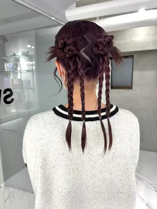 ロング Miyu🎀レイヤー ／透明感カラー🪽のヘアスタイル