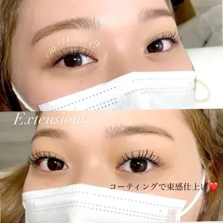 マツエク・マツパ Le'a first ‎🤍店長yuukaのマツエク・マツパデザイン