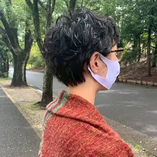 ショート パーマ HINA /パーマ/ YOKE/桃山台のヘアスタイル