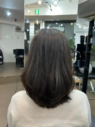 ミディアム カラー 神戸ボブ✂️ ioe三宮/田 伸佳のヘアスタイル