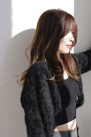 ロング カラー 透明感韓国ヘア♡ みつきのヘアスタイル