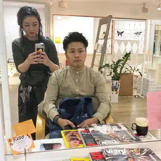 ショート メンズ 奥秋 理紗　sai xのヘアスタイル