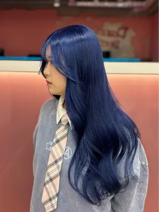 ロング カラー 田中麻鈴/ハイトーン /ミルクティーのヘアスタイル