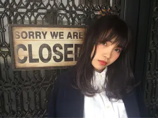 ミディアム カラー パーマ ヘアアレンジ 日比 貴大/ minim hairのヘアスタイル