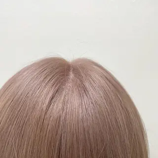 ミディアム カラー パーマ ヘアアレンジ メンズ キッズ ネイル マツエク・マツパ 切りっぱなしヘアボブ ミディアムヘアRYOのヘアスタイル