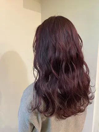 ロング カラー パーマ ヘアアレンジ メンズ キッズ ネイル マツエク・マツパ 🌈デザインヘア職人 Kaede🌈のヘアスタイル