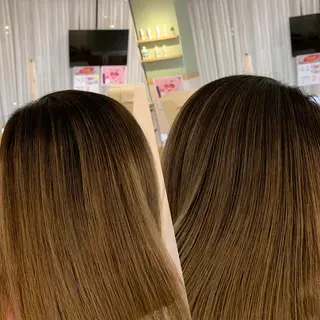 ミディアム カラー れい🫧 ハイトーン特化のヘアスタイル