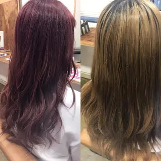 ミディアム カラー 💎髪質改善💎 デザイナーshinのヘアスタイル