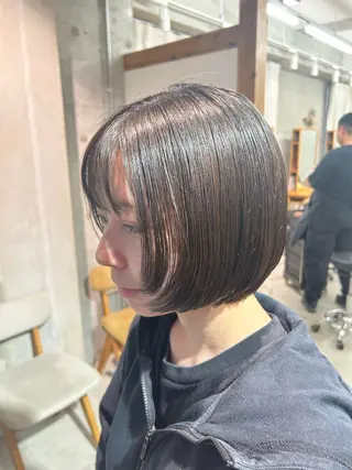 ショート tyto hair&eyelash所属・関 柚花子のヘアスタイル