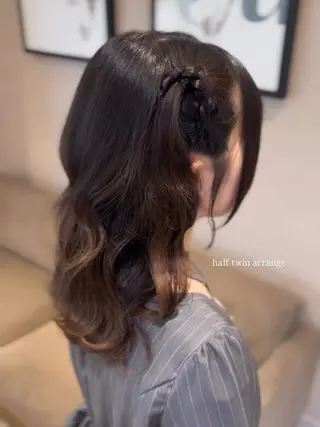 ヘアアレンジ レイヤー⌇﻿アレンジ ⌇﻿misato🩶のヘアスタイル