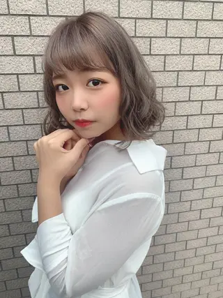 ミディアム 汐見 悠佑のヘアスタイル