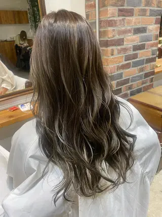 ロング カラー パーマ ヘアアレンジ メンズ キッズ Forest. -髪質改善-のヘアスタイル