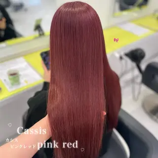 ロング カラー 韓国風艶髪🎀 暖色カラー🤍のヘアスタイル