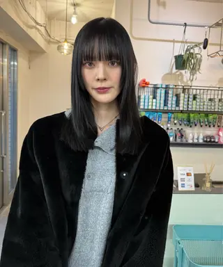 ミディアム pino.【ピノ】所属・pino代表ナガタ ユースケ/荻窪美容室のヘアスタイル