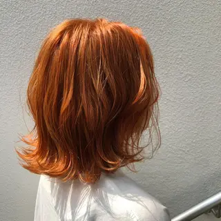 ミディアム カラー 自宅での再現性👌 溝の口/中裕樹のヘアスタイル