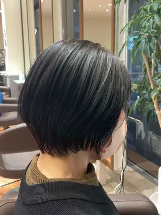 ショート 大阪梅田 稲葉利也斗のヘアスタイル