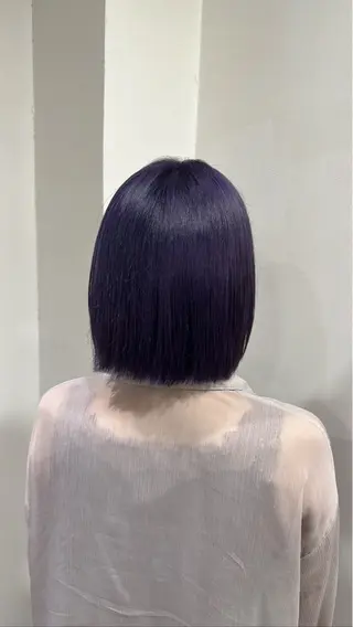 カラー noa / 郡山ボブ ×透明感カラーのヘアスタイル