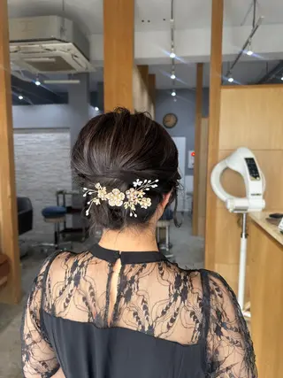ミディアム miloc MOMOKAのヘアスタイル