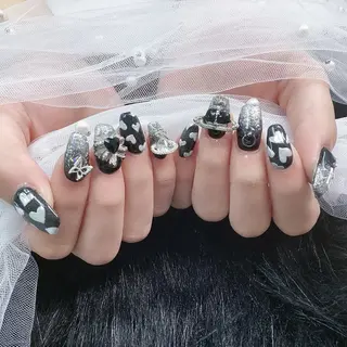 ネイル パーツ全部¥110 サロンミミのネイルデザイン