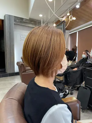 ショート くせ毛カット終着点 カワサキトオル溝の口のヘアスタイル