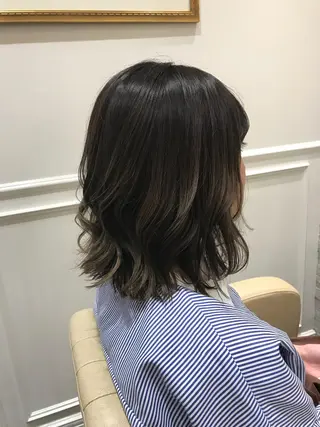 ミディアム 韓国ヘア×髪質改善 ⭐️谷遼平⭐️のヘアスタイル
