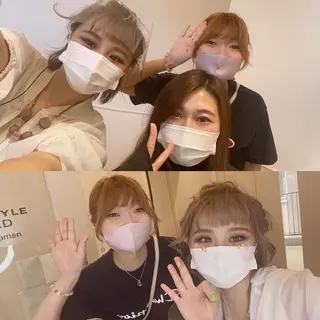 ショート カラー メンズ キッズ ✂︎ショート、ボブ、 レイヤー🩵YUMIのヘアスタイル