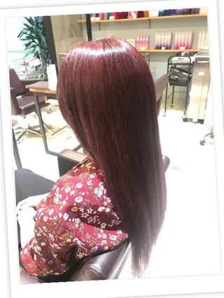 ロング カラー パーマ ヘアアレンジ メンズ キッズ ネイル マツエク・マツパ EnBlesS西宮 マンツーマン神道有基のヘアスタイル