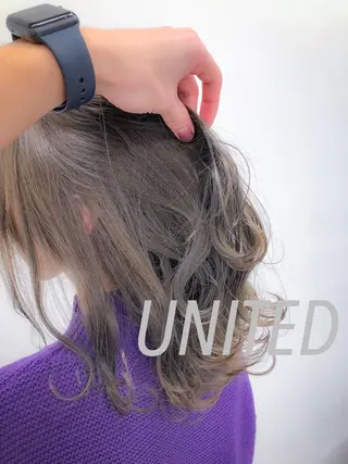 セミロング カラー ヘアアレンジ 縮毛矯正/メンズ歓迎 Ryota🌻のヘアスタイル