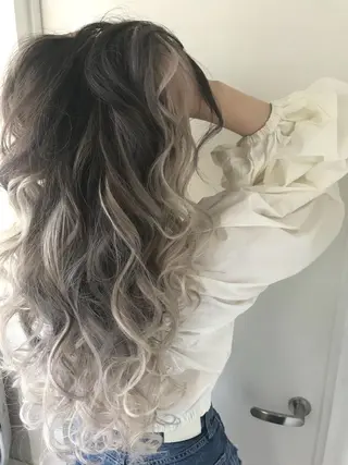 ロング カラー WEST OLAND 安藤のヘアスタイル