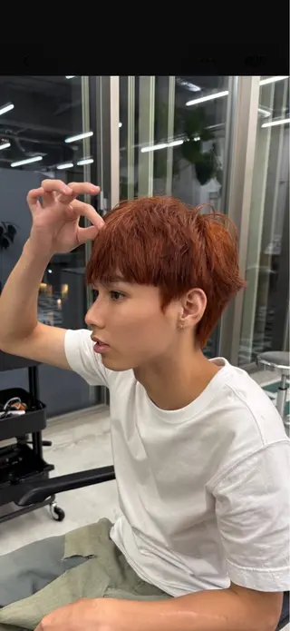 メンズ AYA/ benjiのヘアスタイル